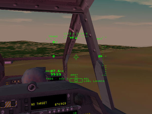Virtual Cockpit View for Pilot