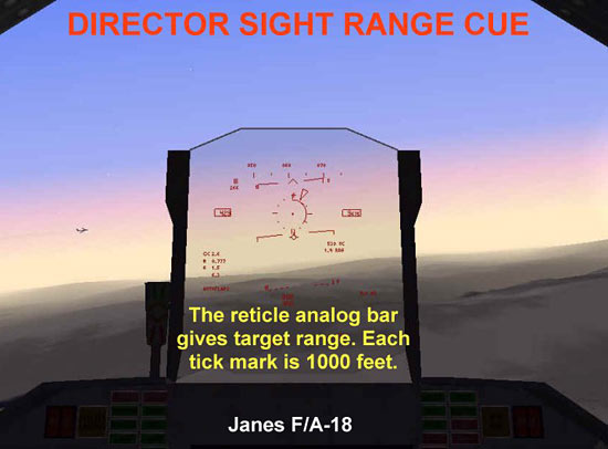 Director Sight Range Cue - F/A-18