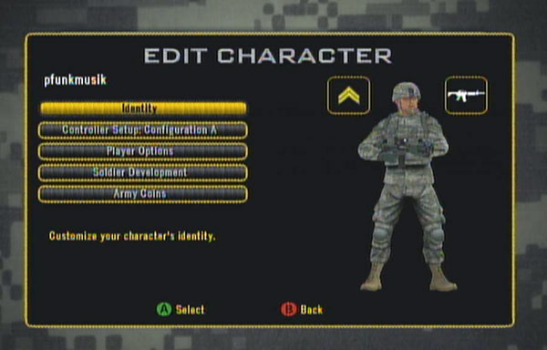 america's army true soldiers xbox 360