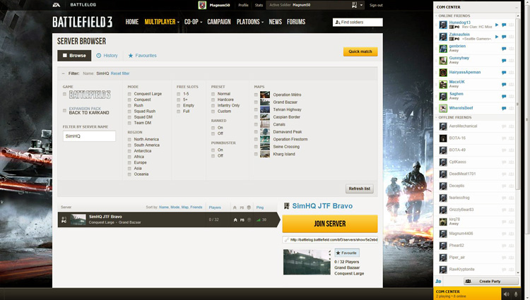 how to play battlefield 3 multiplayer
