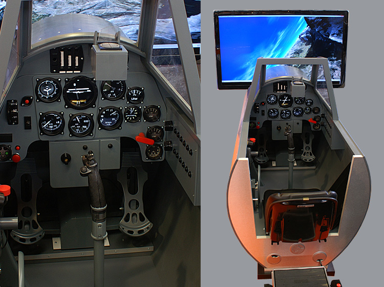 The SimAviatik Bf-109 cockpit