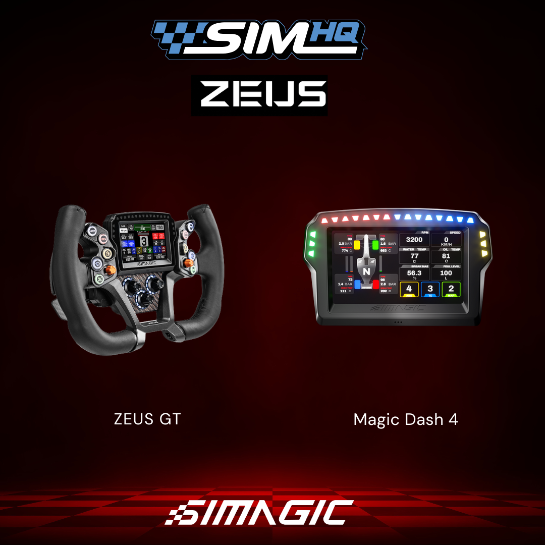 SIMAGIC - Zeus GT + Magic dash 4 - PRE-ORDER