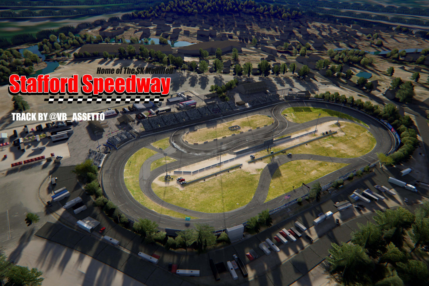 Formula Drift - Stafford Motor Speedway 2026 - OFFICIAL LAYOUT