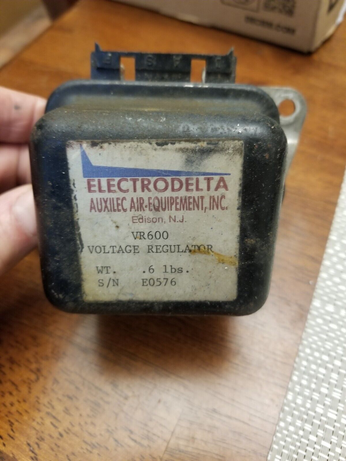 Electrodelta Voltage Regulator, P/N: VR600
