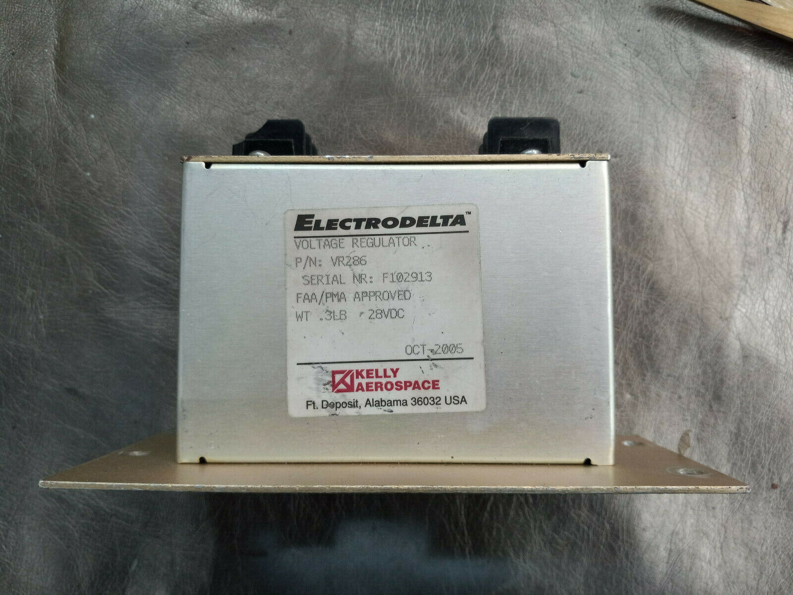 Electrodelta P/N VR286  Voltage Regulator 28VDC (Box of 5)