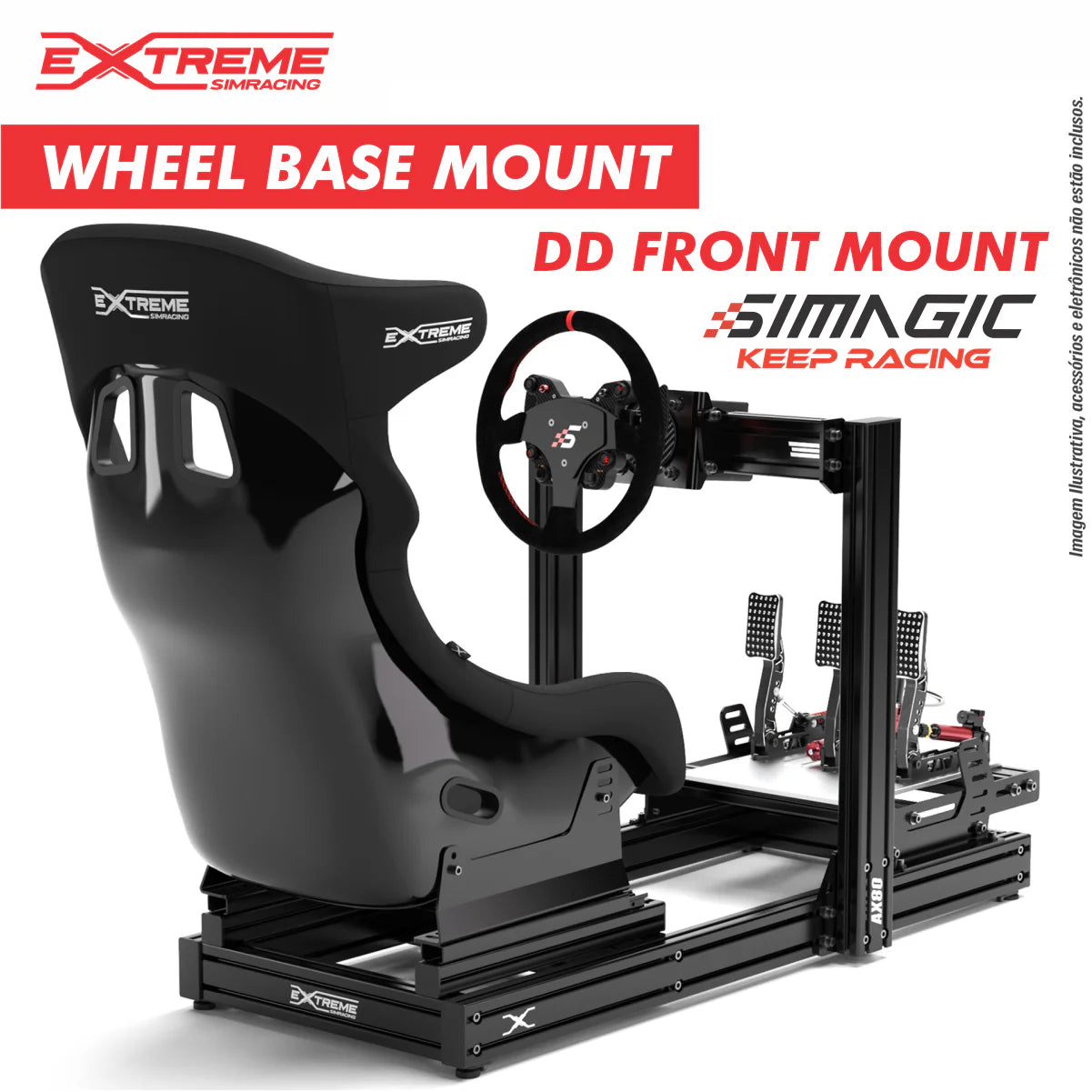 Extreme SIM Racing - AX80 ALUMINUM PROFILE SIM RACING RIG