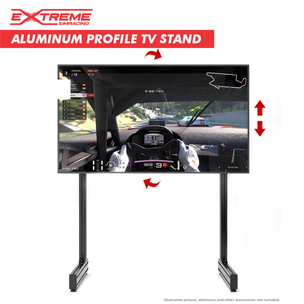 Extreme SIM Racing - AX80 ALUMINUM PROFILE SIM RACING RIG