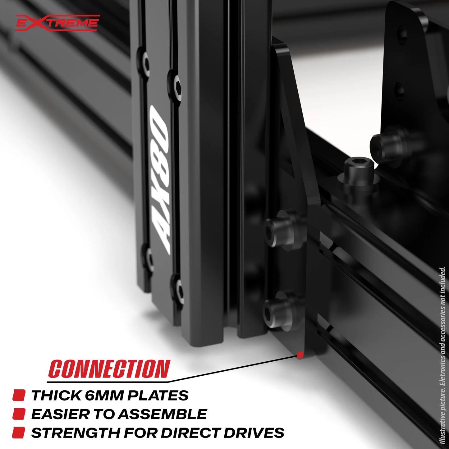 Extreme SIM Racing - AX80 ALUMINUM PROFILE SIM RACING RIG