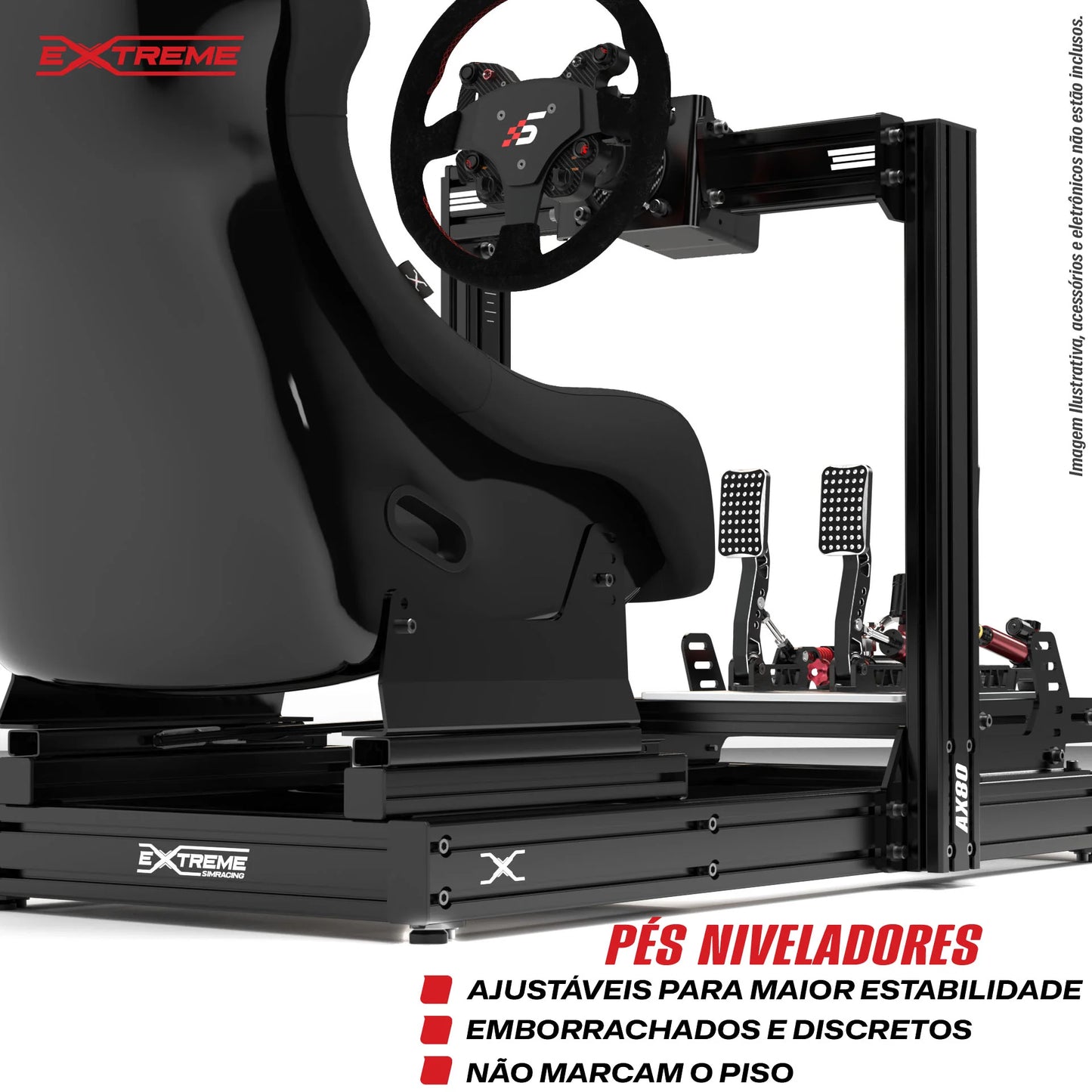 Extreme SIM Racing - AX80 ALUMINUM PROFILE SIM RACING RIG