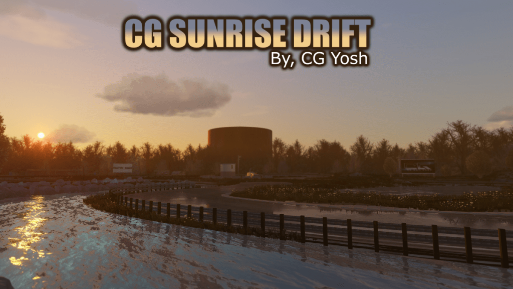 Sunrise Sim Racing Photo Digital Download - CG Sunrise Drift – SIM HQ