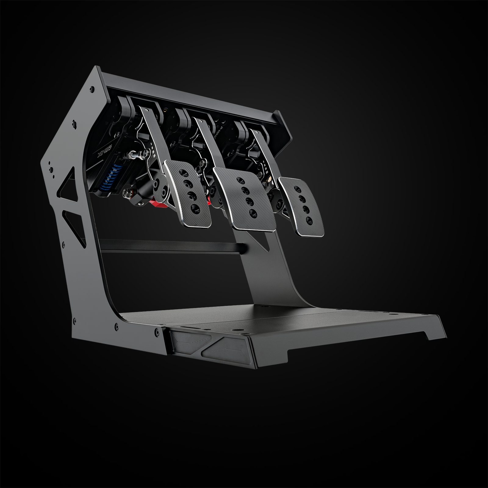 inverted sim racing pedals SIMAGIC P1000i-RS Inverted Pedals (Brake, Throttle & Clutch: Hydraulic – SIM HQ