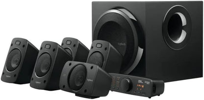 [GARAGE SALE] - Logitech Z906 5.1 Surround Sound Speaker THX Dolby DTS - Black | Certified, digital audio input, multiple devices setup