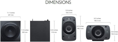 [GARAGE SALE] - Logitech Z906 5.1 Surround Sound Speaker THX Dolby DTS - Black | Certified, digital audio input, multiple devices setup