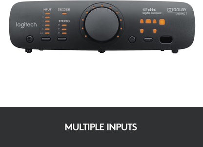 [GARAGE SALE] - Logitech Z906 5.1 Surround Sound Speaker THX Dolby DTS - Black | Certified, digital audio input, multiple devices setup