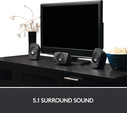 [GARAGE SALE] - Logitech Z906 5.1 Surround Sound Speaker THX Dolby DTS - Black | Certified, digital audio input, multiple devices setup