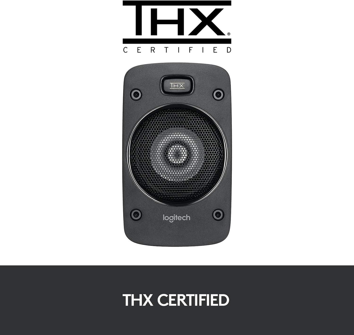 [GARAGE SALE] - Logitech Z906 5.1 Surround Sound Speaker THX Dolby DTS - Black | Certified, digital audio input, multiple devices setup