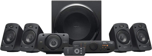 [GARAGE SALE] - Logitech Z906 5.1 Surround Sound Speaker THX Dolby DTS - Black | Certified, digital audio input, multiple devices setup