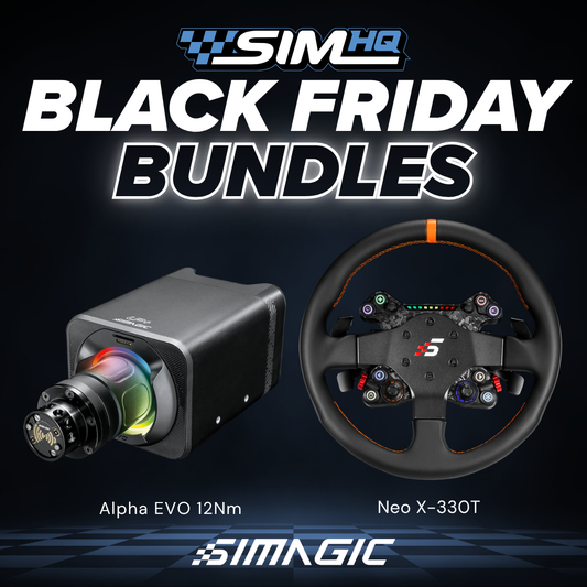 BLACK FRIDAY BUNDLE - EVO 12Nm Bundle + NEO X 330T Rally Steering Wheel
