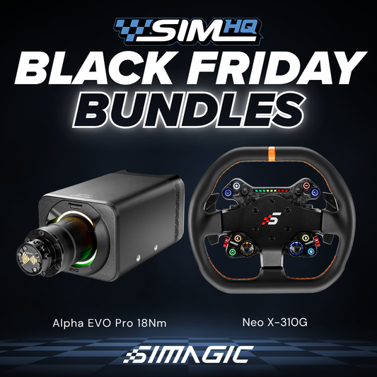 BLACK FRIDAY BUNDLE - EVO Pro 18Nm Bundle + NEO X 310G GT Steering Wheel