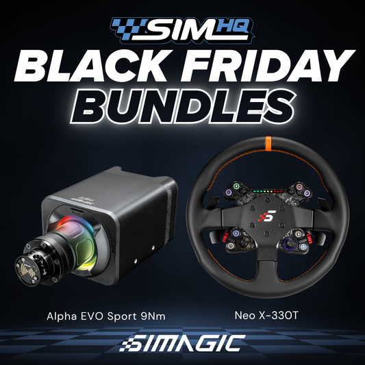 BLACK FRIDAY BUNDLE - EVO Sport 9Nm Bundle + NEO X 330T Rally Steering Wheel