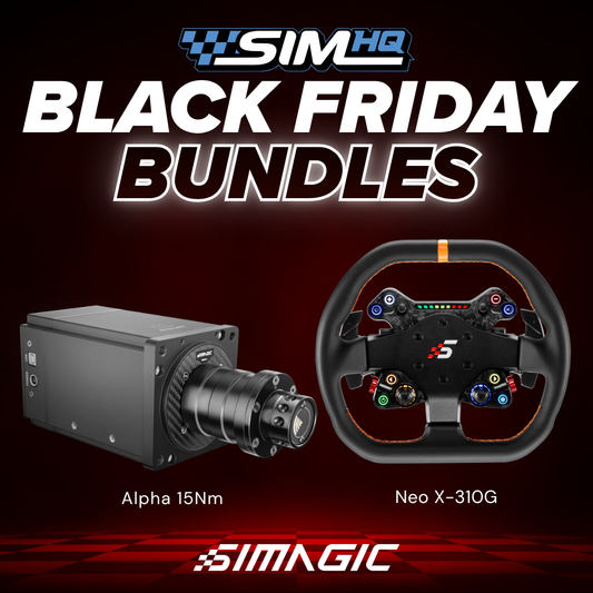 BLACK FRIDAY BUNDLE - Alpha + NEO X 310G GT Steering Wheel