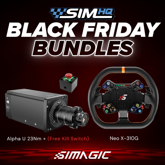 BLACK FRIDAY BUNDLE - Alpha Ultimate + NEO X 310G GT Steering Wheel