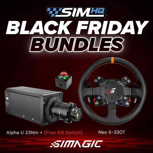 BLACK FRIDAY BUNDLE - Alpha Ultimate + NEO X 330T Rally Steering Wheel
