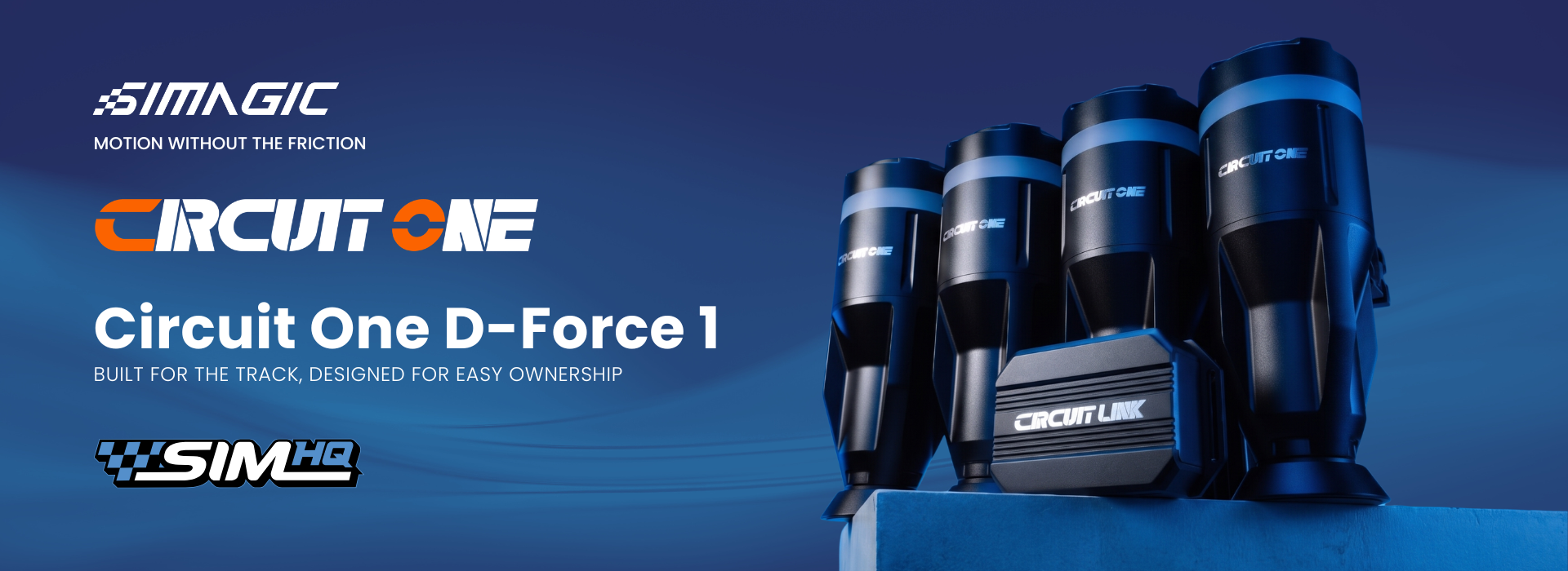 The new Circuit one D-Force 1 motion system, available now, click here