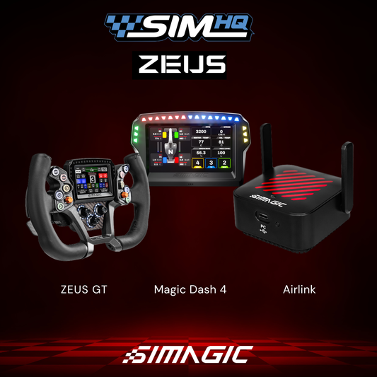 SIMAGIC - Zeus GT + MagicDash 4 + AirLink - PRE-ORDER
