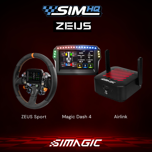 SIMAGIC - Zeus Sport + MagicDash 4 + AirLink - PRE-ORDER