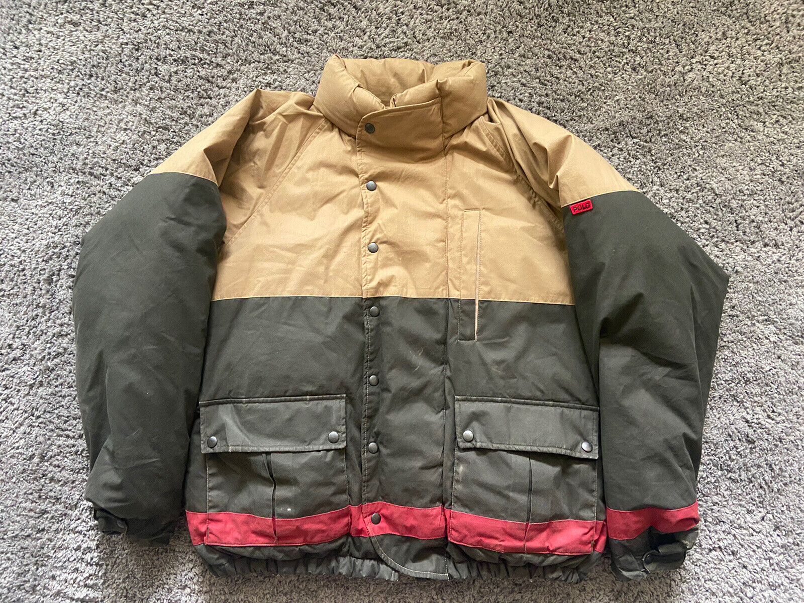 Ralph Lauren Polo Country Redline Down Jacket size Large *RARE ...