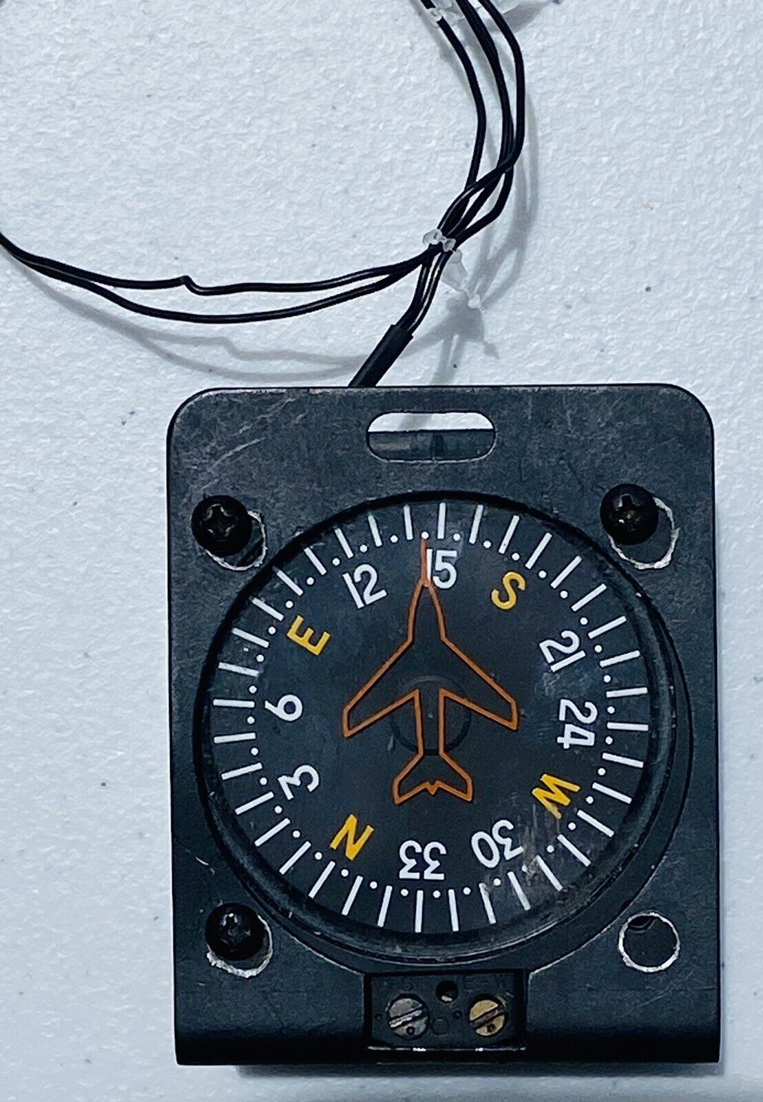 Vintage Vertical Card Magnetic Compass Precision Aviation Inc. P/N HI-400
