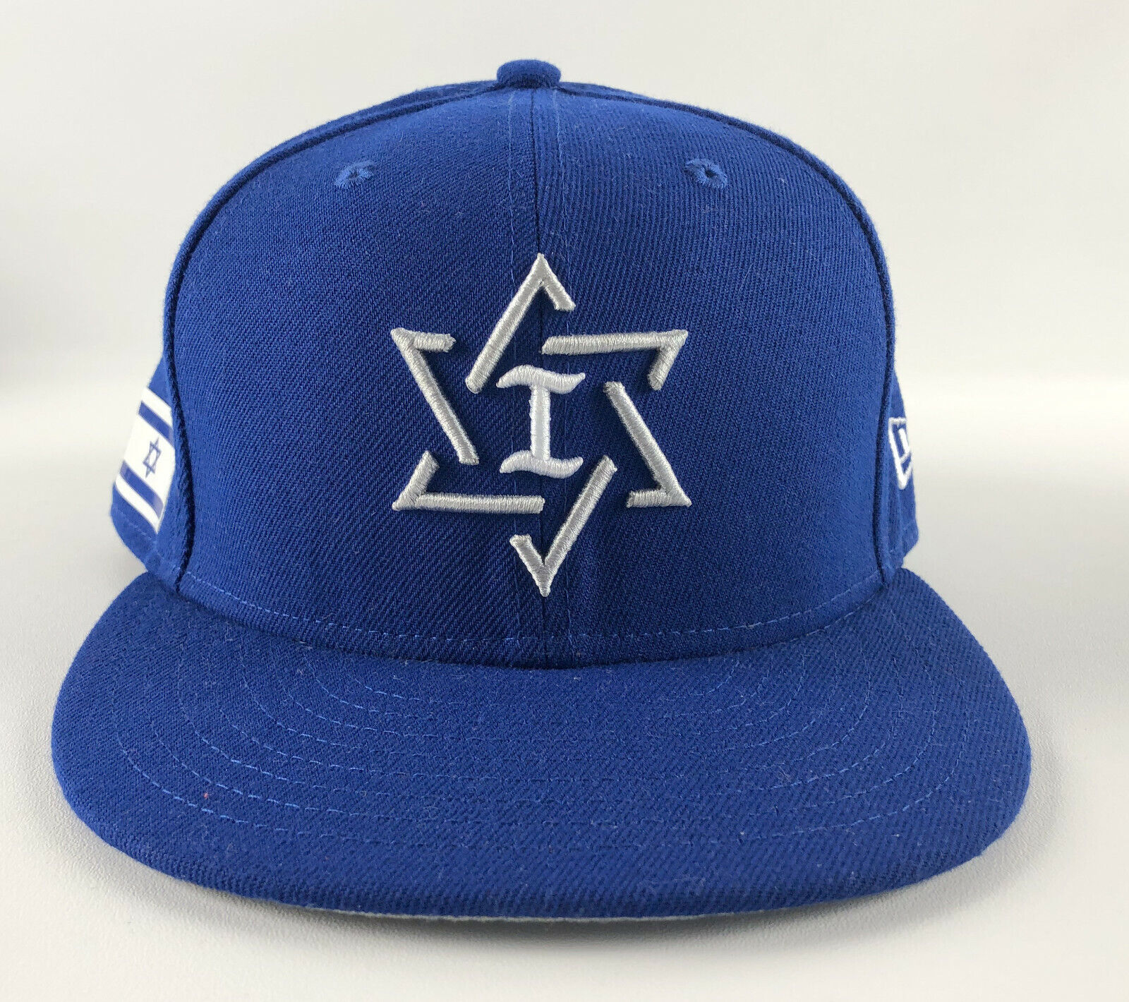 Team Israel New Era 59Fifty Baseball Hat World Baseball Classic Blue Size 7 1/2
