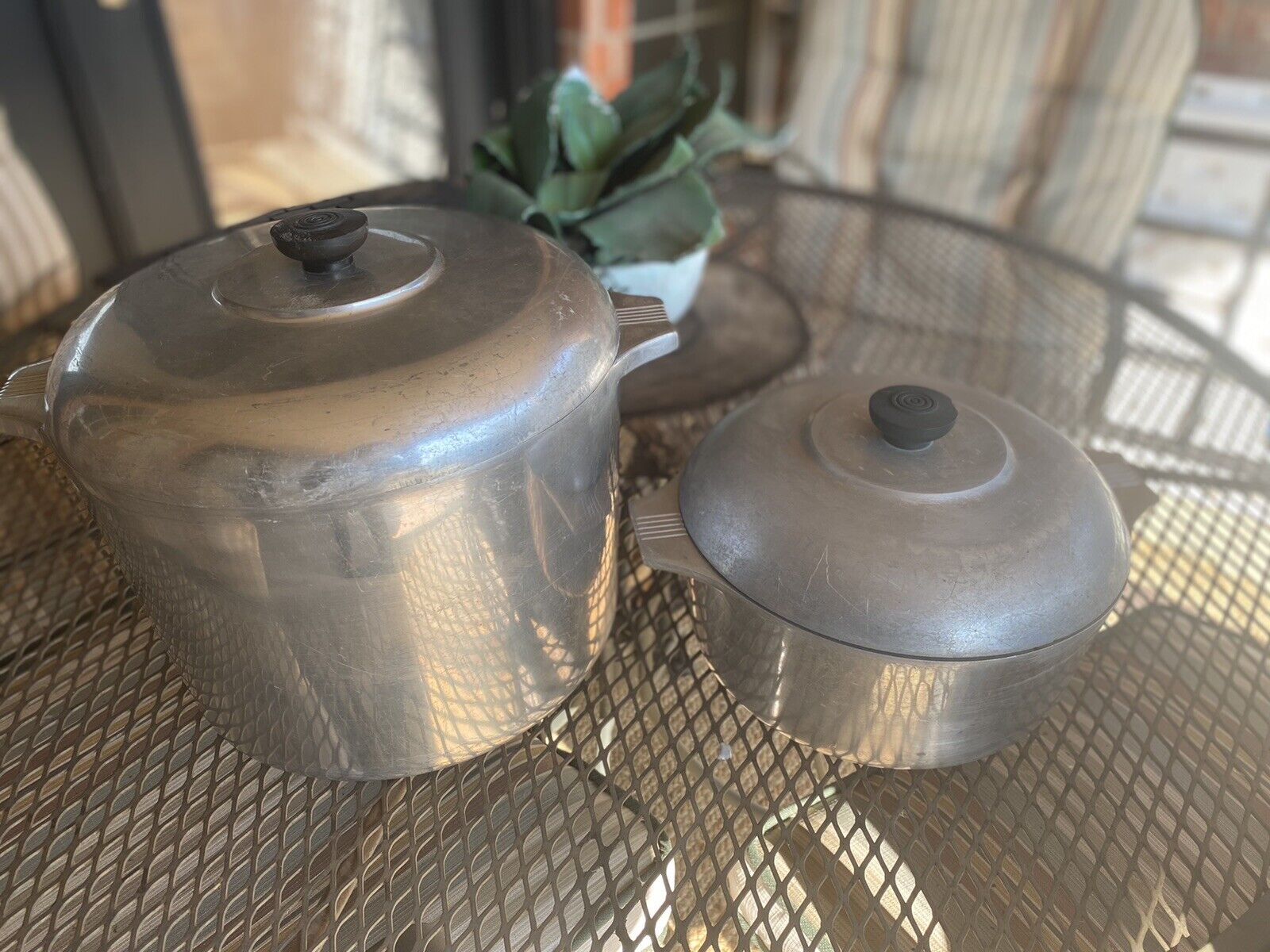 Two Vintage Magnalite Pots
