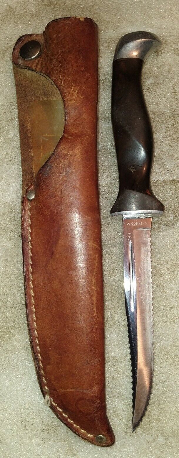 Vintage Cutco 1769 Hunting Knife Serrated Edge