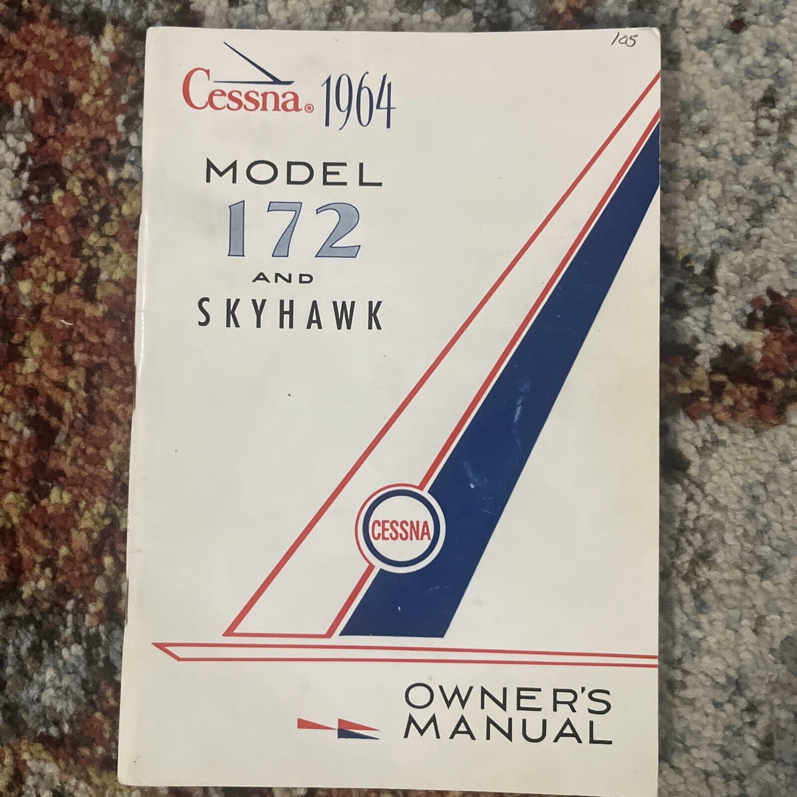 1964 Cessna 172 & Skyhawk Owners Manual GOOD