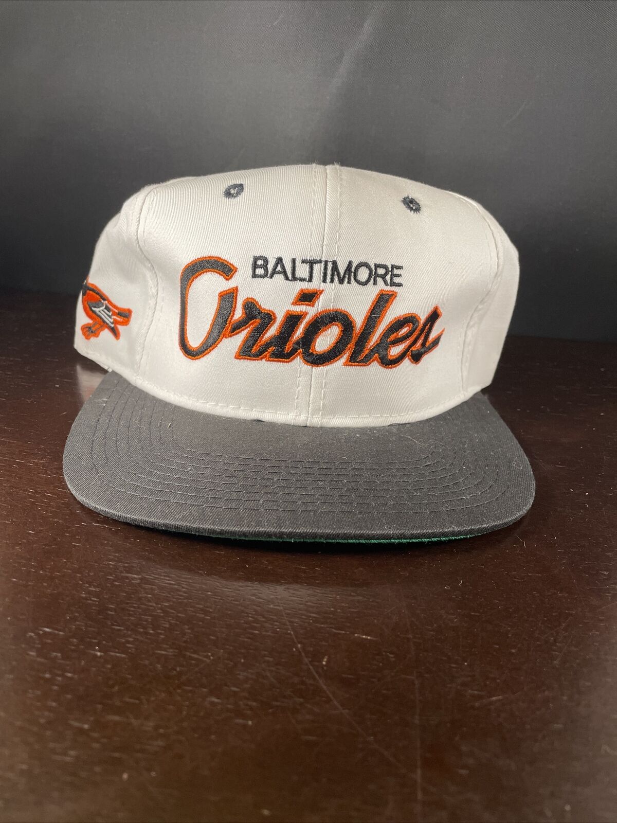 BALTIMORE ORIOLES Vintage 90\'s Mens Rare MLB Snapback Hat for