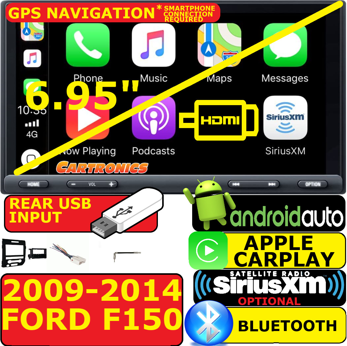 2012 f150 stereo upgrade sirius android